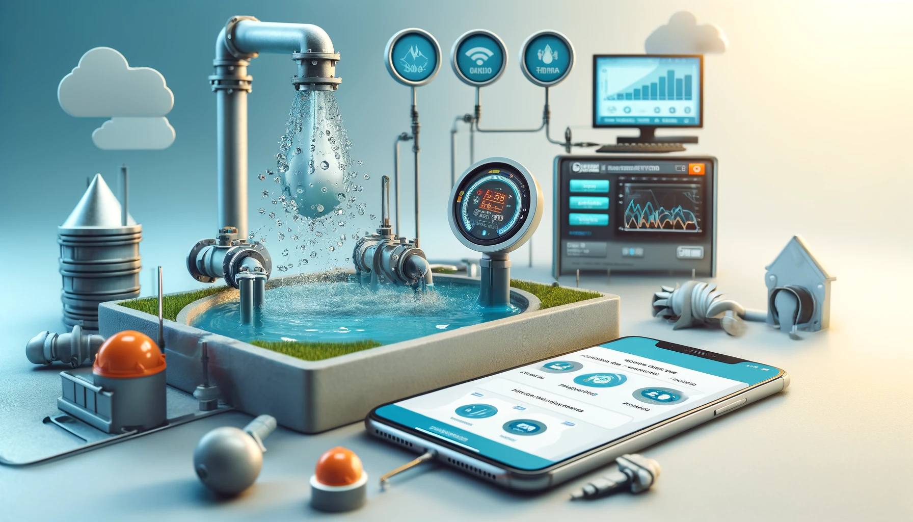 Sistema de monitoramento e automação de níveis.